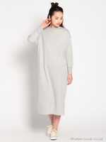 ・カットソーマキシワンピース/Light Gray Mixture