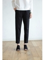 【AZUL by moussy】テーパードイージーパンツ/BLK