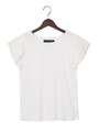 【WEB限定】○JOCLR カット 袖 布帛 プルオーバー/White