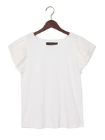 【WEB限定】○JOCLR カット 袖 布帛 プルオーバー/White