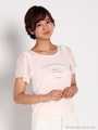 ひらりんエンジェルロゴTシャツ/シロ