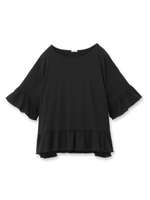 キュプラ天竺プルオーバー/ブラック(019)