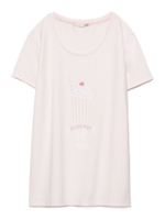 ワンポイントパフェロゴＴシャツ/PNK