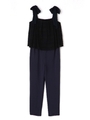 LACY BOW ROMPERS/ホワイト(030)