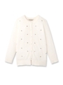 TRAZZO DONNA モチーフドットカーディガン/オフホワイト(003)
