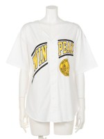 TWIN PEAKS カット ベースボール Tシャツ/WHT