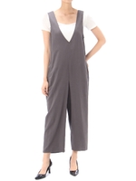 【AZUL ENCANTO】テンセルツイルロンパース/BRN