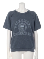 【Casual】SACRAMENTハーフスリーブスウェット/スカイブルー