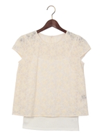 ●JOC インナー付き 刺繍 F/S プルオーバー/Off White