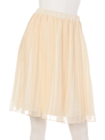 プリーツスカート/生成