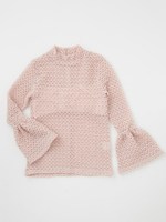 レーシィハイネックトップ/OFF WHITE