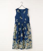 花柄プリントワンピース