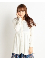 【LIZ LISA】ペプラムカーディガン/イエロー