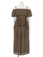 【mystic】3WAYキャミセットアップ/ブラック