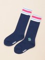 クローバーJQハイソックス/ネイビー