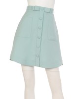 スプリングフロントボタンAラインスカート≪深田恭子さんドラマ着用≫ 【完売間近！】/ダスティ