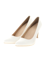 【AZUL by moussy】H8cmポインテッドスムースパンプス/O/WHT