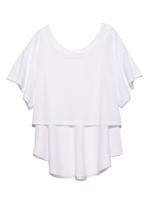 【emmi studio】レイヤードトップス/WHT