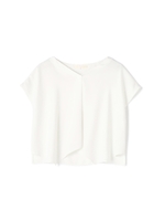 ノーベルダブルクロスブラウス/ホワイト(030)