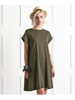 バックVネックワンピース/ネイビー(093)