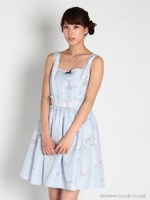 フラワーブーケプリントOP/アイボリー