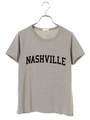 NASHVILLE Tシャツ/杢ライトグレー