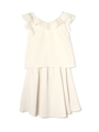 RUFFlE DOUBLE CLOTH/ホワイト(030)
