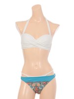 【EGOIST】 Vintage Skarf/ブルー