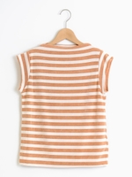 ボトルネックプルオーバー/ブラック柄