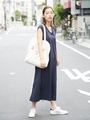 SWEAT V-NECK DRESS 2/オリーブ