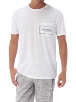 【AZUL by moussy】COHERENCYクルーネック半袖ポケT/WHT