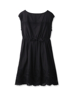 アイレットレースワンピース/サックス(090)