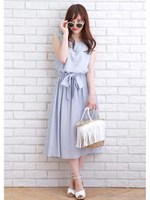 エアリーワンピース/ライトブルー