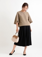 カットタックガウチョ/オリーブ