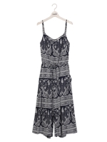 クロスキャミロンパース/ペイズリー