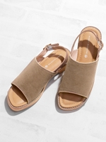 フラットサンダル/ブラック