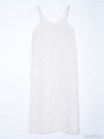 レオパードジャカードキャミワンピース/ブラック