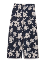 花柄ワイドマキシパンツ/NVY
