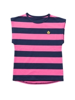 STRIPED TOP(4T〜7T)/ブラック