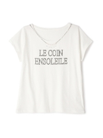 《EDIT COLOGNE》Tシャツロゴプリント/ホワイト(031)