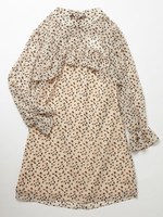 フェザーシフォンミニドレス/IVORY