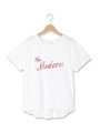 ペイズリーロゴTシャツ/ホワイト(501)