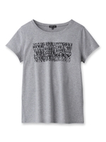 ロゴスムースTシャツ/ライトグレー(911)