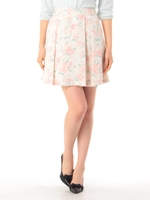 大人フラワーフレアスカート 2/イエロー