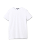 SOFIE D'HOOREクルーネックコットンTシャツ/ホワイト系(004)