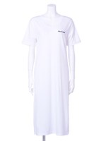 VネックスリットT OP/WH