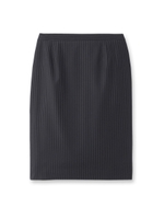 [L]ストライプスカート/ネイビー(393)