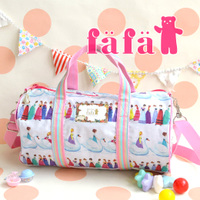 BAZYLI ラミネートミニボストンバッグ［フラワーピジョン×マーメイド］ 