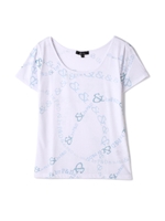 ベア天総ロゴTシャツ/ブルー(113)
