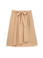 チンツブッチャーラップ風スカート/ベージュ(040)